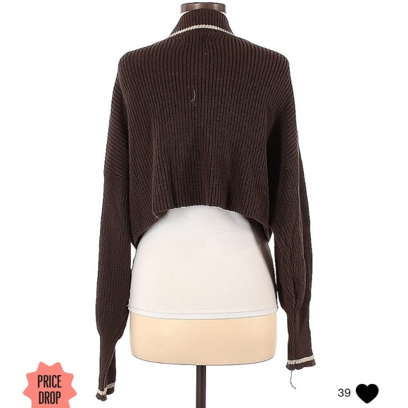 Oak + Fort cropped sweater - Picture 2 of 4